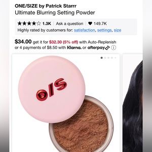 ONE/SIZE by Patrick Starr Dark/Deep Setting Powder